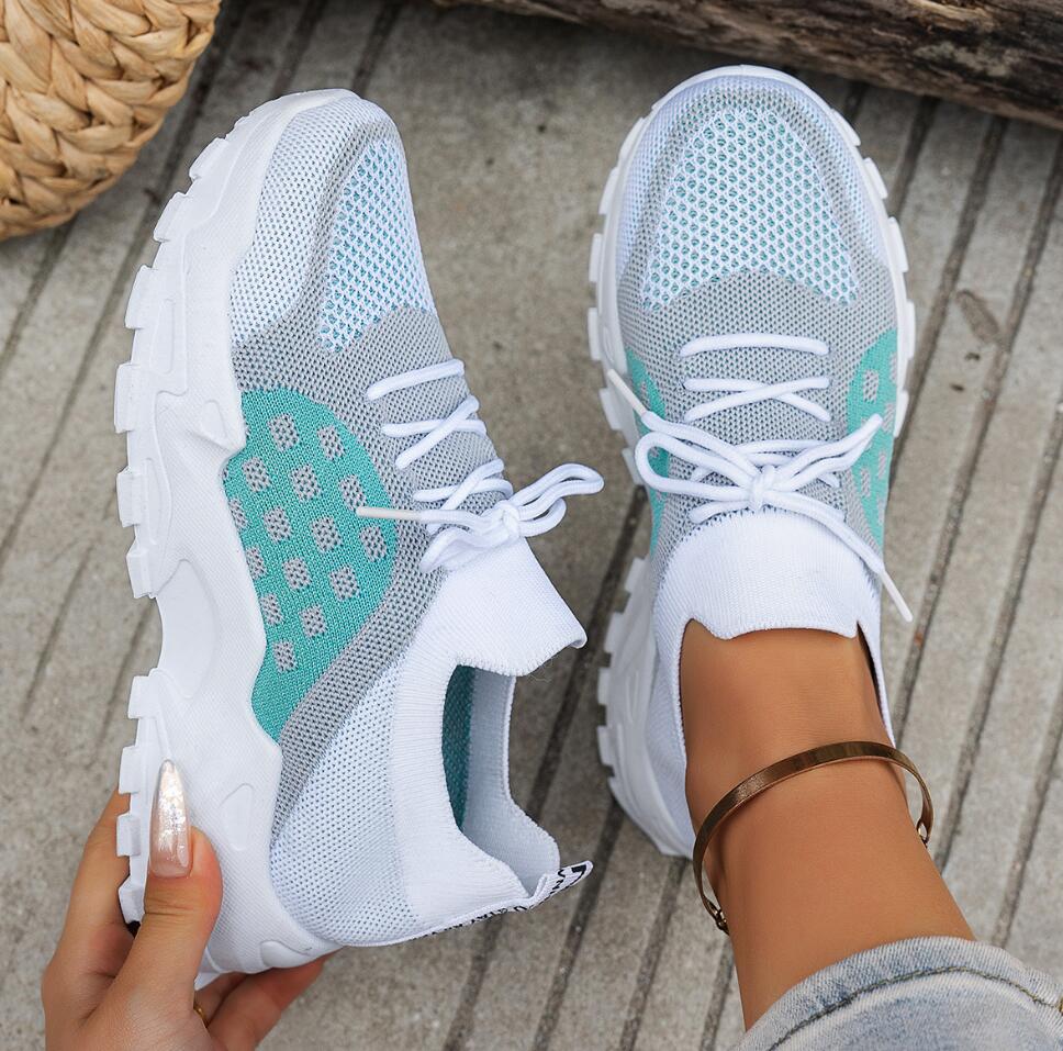Women's Breathable Knit Mesh S - Lightweight Road Running Shoes ulasan dan harga